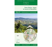 Entre saone, vignes et monts du beaujolais - Échelle 1 : 25 000 - Collectif - Rhone - Atlas / carte