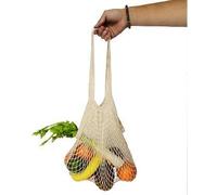 Entre Temps - Sac Filet A Provision Avec Pochon Coton 36 X 35 Cm