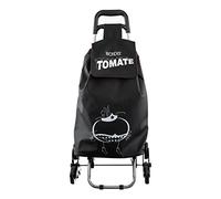 ENTRE TEMPS, SH1523, Chariot de Course Imperméable 6 Roues, Design Humoristique, Pratique et Maniable, Rangement Optimisé, Dimensions 405x37x932 cm, Couleur Aléatoire