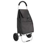 Chariot de shopping - L 48 cm x l 29,5 x H 99,5 - Noir Noir