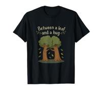 Entre une feuille et un câlin forêt Cottagecore T-Shirt