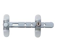 Entrebaîlleur à clé AIRLOCK pour fenêtre couleur chromé - SOCONA - L1C