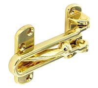 Entrebâilleur chromé et ultra-résistant de porte d'entrée - Accessoire de sécurité à domicile