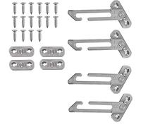 Entrebâilleur de fenêtre à battant, 2/4/8 paires de supports de ventilation avec vis, verrou d'entrebâilleur de fenêtre, sécurité enfant