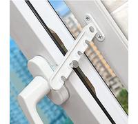 Entrebâilleur de fenêtre à battant Verrou de sécurité pour bébé Serrure antipincement Entrebâilleur de ventilation de fenêtre à ouverture vers l'extérieur Loquet de fenêtre pour UPVC Bois