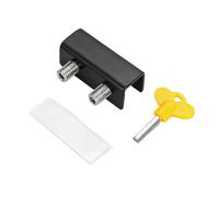 Entrebâilleur de fenêtre à pince en acier pour la gestion de la ventilation domestique et l'utilisation quotidienne à la maison - Limiteur de serrage en acier sans perçage - Ouvre-bouche de