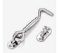 Entrebâilleur de fenêtre en acier inoxydable avec crochet et œillet pour abri de jardin