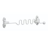 Entrebâilleur de Fenêtre, Sécurité pour Enfants, Compatible 1 Ou 2 Vantaux, Blanc, Acier Robuste, 4 Positions de Verrouillage, Facile à Poser, Aération Sécurisée, THIRARD