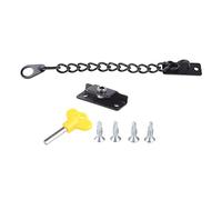 Entrebâilleur de porte de fenêtre en acier inoxydable avec chaîne de sécurité enfant pour serrures de fenêtre anti-T