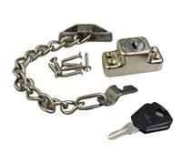Entrebailleur De Porte Restricteur de chaîne de verrouillage de porte et fenêtre avec serrures de sécurité à clé, verrouillage de sécurité antivol, verrouillage de Protection for la maison