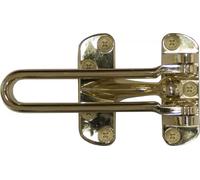 Entrebâilleur de porte - solidité renforcée - laiton poli