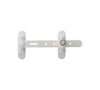 Entrebâilleur à bouton poussoir - 1 ou 2 vantaux - Airlock blanc SOCONA