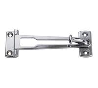 Entrebâilleur pour porte à recouvrement zamak en fil plat - Modern - chromé SOCONA