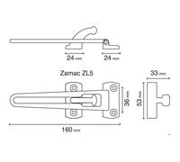 SOCONA S.A. OCA20006 Entrebâilleur de sécurité Modern SOCONA-Époxy Blanc-P6