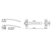 Entrebaîlleur de sécurité MOST pour porte couleur nickelé mat - SOCONA - M4