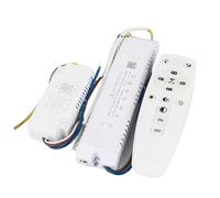 Entrée AC220V (20-40W) x2 (40-60W) x4 Pilote de LED intelligent 2,4G fonctionnant avec des bandes et des barres LED bicolores dans les lustres, etc.((30-50W)-4)