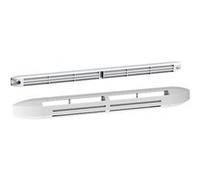 Entree d'air hygro compacte 5/45 + grille facade attenuation 34db noir