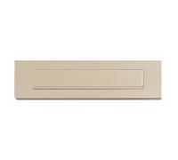 Vachette Entrée de boîte aux lettres NORMBAU aluminium anodisé 360 x 65 mm argent