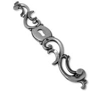 cyclingcolors entrée de clé coq main droite argenté zamak vieux fer vintage rustique antique meuble ancien porte clef tiroir