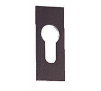 Entrée de cylindre - adhésive - aluminium noir - épaisseur 3 mm ARGENTA