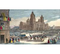 Entrée de l'armée américaine sous le commandement du général Winfield Scott dans la capitale du Mexique 14 septembre 1847. From An Illuminated History of North America from the early period to the