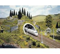 Entrée de tunnel NOCH 58040 PROFI plus 2 voies modèle prêt à l'emploi en mousse rigide, peint H0 1 p