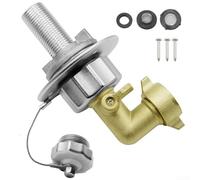 Entrée d'eau compacte pour camping-car en acier inoxydable 304 avec compatibilité 34 GHT et 12 NPT
