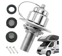 Entrée d'eau pour camping-car, caravane, entrée d'eau avec anti-retour, raccord de tuyau étanche pour camping, voyage, plein air, vacances, adultes