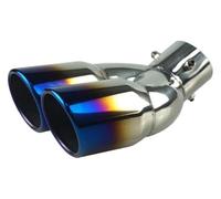 entrée double Pour Mitsubishi Pour Outlanr 2013-2022 Embout Silencieux D'échappement Arrière Acier Inoxydable(E)