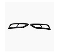 entrée double Pour VW Pour Tiguan 2020-2022 Garniture Pare Hocs Arrière D'échappement Noir Brillant Couvercle Tuyau Tuyaux D'extrémité Voiture