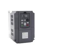 Entrée monophasée 220V à 380, convertisseur de fréquence Variable, triphasé, 5, kw, VFD, for contrôle la vitesse du moteur(10HP 7.5kw,Three phase 380V)