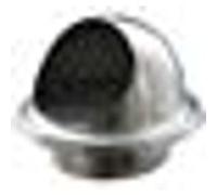 Entrée ou sortie d air murale Inox D125 - Atlantic - Gris G