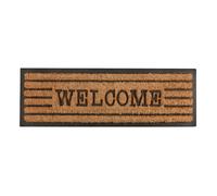 Entrée Porte Bienvenue Stufenfußmatte Caoutchouc /Noix de Coco Maison Willkommen
