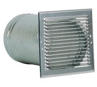 Atlantic Sortie Murale Grille d160 me160 533159, Blanc