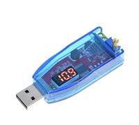 Entrée USB 5 V - Module d'alimentation CC réglable - Sortie 1,0 V-24,0 V - 3 W max - Pour traitement du signal, alimentation conditionnée et cartes de développement (rouge)