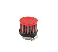Entrées D'air Filtre À Air Universel Pour Voiture De 25 Mm À Clipser Rond Conique Admission D'air Froid 1 Pouce(RED)
