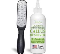 EntreFeet Gel anti-callosités et lime à pied double face - Extra résistant 236,8 g pour callosités et callosités des pieds