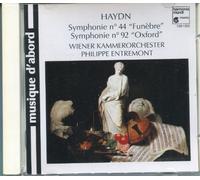 Entremont – Haydn : Symphonies n°44 & 92 – Orchestre de chambre de Vienne – Harmonia Mundi – Import