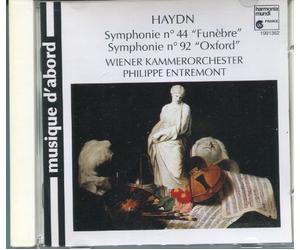 Entremont - Sinfonie 44+92 [Import]