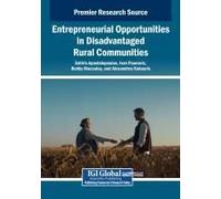 Entrepreneurial Opportunities In Disadvantaged Rural Communities