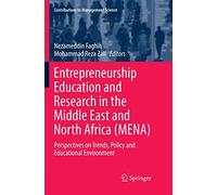Entrepreneurship Education And Research In The Middle East And North Africa (Mena)