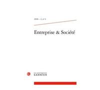 Entreprise &amp Societe 2018 - 2, N 4 - Varia