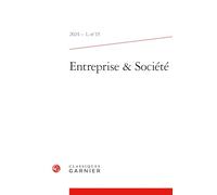 Entreprise & Société Jérôme Méric (Collection dirigée par), Jérôme Méric (Editeur du volume), Nathalie Dubost (Editeur du volume), Pierre Labardin (Editeur du volume)
