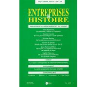 Entreprises et histoire 36 industries du Tome 36 Industries du médicament et du vivant - EDITIONS ESKA - Eska - broché - Etude