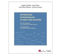 Entreprises patrimoniales et droit des sociétés