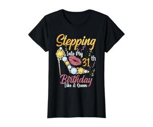 Entrer dans Mon 31e Anniversaire comme Une Reine Heureuse pour Moi T-Shirt Graphique avec Valeur