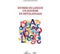 Entrer En Langue Un Système En Métalangage