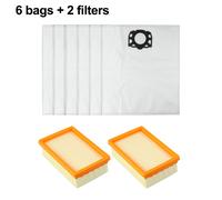 Entretien Aspirateur pour Kit avec 6 Sacs à Poussière et 2 Filtres de Remplace