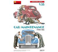 Entretien De Voiture 1930-40S Figurine En Plastique 1:35 Kit De Modèle MINIART