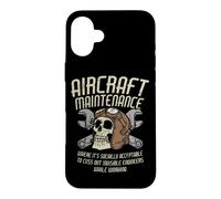 Entretien des aéronefs Mécanicien d'aviation Technicien d'aviation Coque pour iPhone 16 Plus